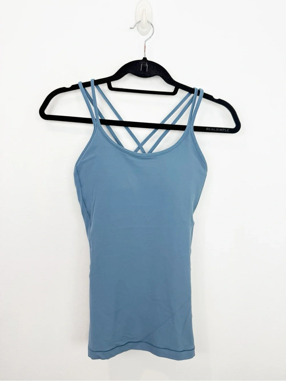 Lululemon Free To Be Tank Cascade Blue Nulu Size 4